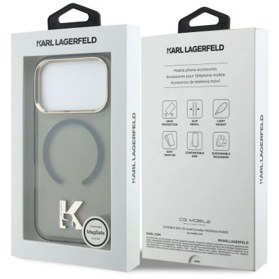 8. Karl Lagerfeld IML K Head Case for iPhone 18 Pro / 17 Pro - Black