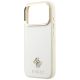 6. Guess Saffiano Small 4G & Classic Logo MagSafe case for iPhone 17 Pro Max / 18 Pro Max - beige