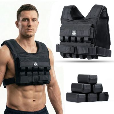 11. 20kg Weighted Training Vest with Pulleys W20B | DBX Bushido