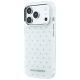 2. Karl Lagerfeld IML Rhinestones Allover and Electroplated Logo Case for iPhone 17 Pro / 18 Pro - White