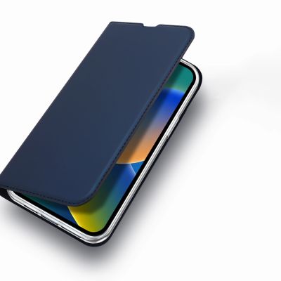 16. Dux Ducis Skin Pro Holster Flip Cover for iPhone 14 Plus blue