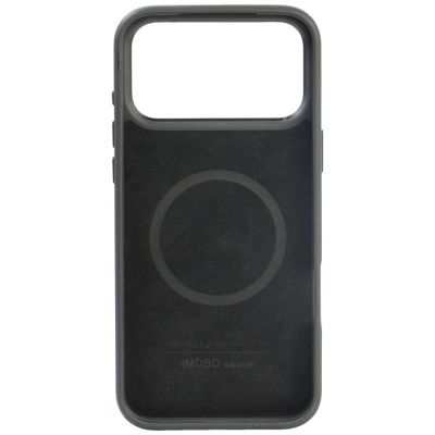 4. Audi R8 Genuine Leather MagSafe Case for iPhone 18 Pro Max / 17 Pro Max - Black and Red