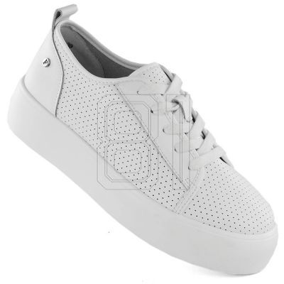 Filippo W PAW524 white leather shoes