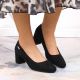 8. Suede high heel pumps Sergio Leone W SK314D black