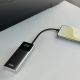 10. SBS 10000mAh PD 20W Powerbank with LCD Display and Built-in USB-C Cable - Gray