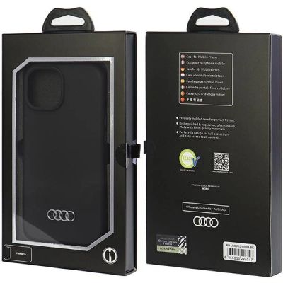 7. Audi Silicone Case for iPhone 15 - black
