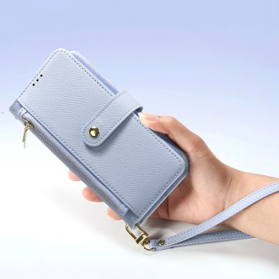 10. Dux Ducis Lawa iPhone 16 Pro Leather Case with Detachable Magnetic Wallet - Blue