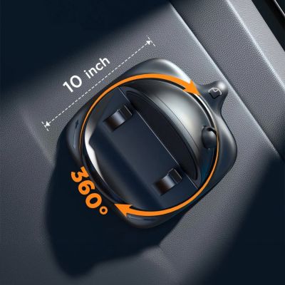 11. Joyroom JR-ZS354 phone holder with suction cup for car, office, home - black