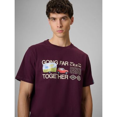 4. Men's regular printed T-shirt 4F 4FRSS26TTSHM3810-50S
