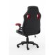 6. Raptor Gaming 437764 Gaming Chair Gaming Chair Upholstered Seat Black, Red