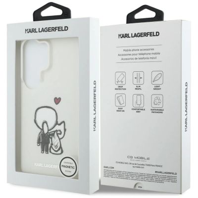 8. Karl Lagerfeld IML Karl&Choupette MagSafe Case for Samsung Galaxy S26 Ultra - Transparent