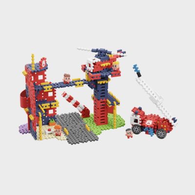 8. Marioinex Mini Waffle Building Blocks - City: Fire Station, 280 pieces
