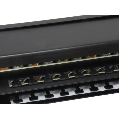4. Equip 19-inch Patch Panel 48xRJ45 Cat6 FTP 1U 250MHz RAL9005