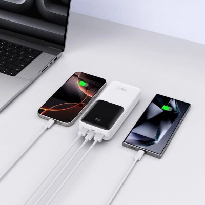 7. Powerbank Tech-Protect PB02 20000mAh 22.5W - white