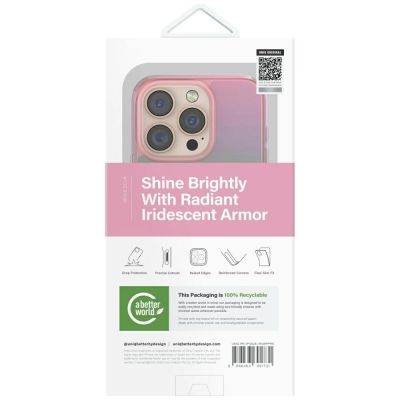 5. Uniq Iridescia Magclick Charging Case for iPhone 16 Pro - Pink