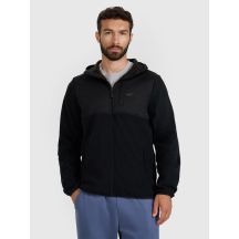 Men's regular hooded fleece 4F 4FWAW25TFLEM417-20S