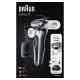 9. Braun Series 7 71-S7200c Foil Shaver Trimmer Black, Silver