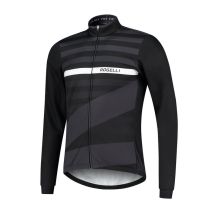 Rogelli winter jacket STRIPE black M