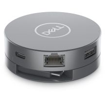 DELL DA305 Wired USB 3.2 Gen 2 (3.1 Gen 2) Type-C Silver