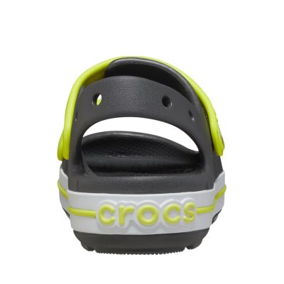 3. Crocs Crocband Cruiser Kids Sandals Gray-Green 209424 1NJ