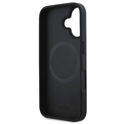 7. DKNY Checkered Pattern Magsafe iPhone 16 Plus Case - Black