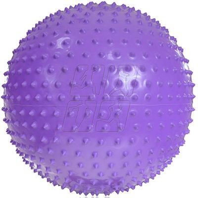 3. Gym ball with massage PROFIT 55cm purple DK 2104