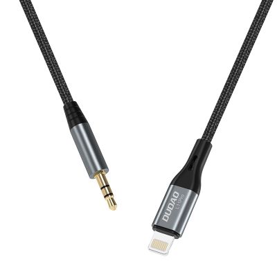 3. Dudao audio cable Lightning - mini jack 3.5mm 1m gray (L11PRO)