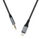 3. Dudao audio cable Lightning - mini jack 3.5mm 1m gray (L11PRO)