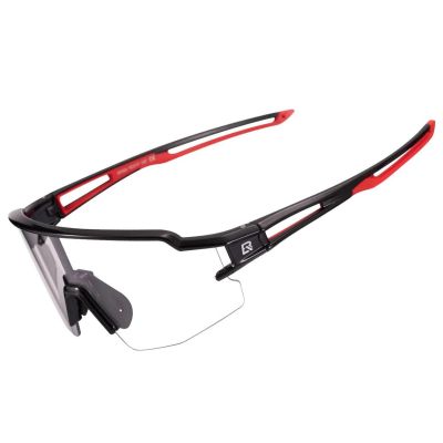 Rockbros 10173 Photochromic UV400 Cycling Glasses - Black and Red