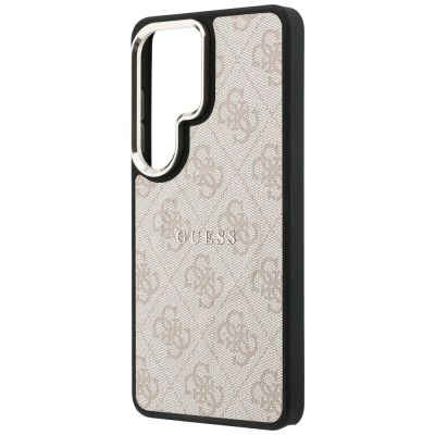 14. Guess 4G Embossed Ring MagSafe Case for Samsung Galaxy S26 Ultra - Pink