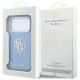 8. Guess Smooth & Big Strass Logo Case for iPhone 18 Pro Max / 17 Pro Max - Blue