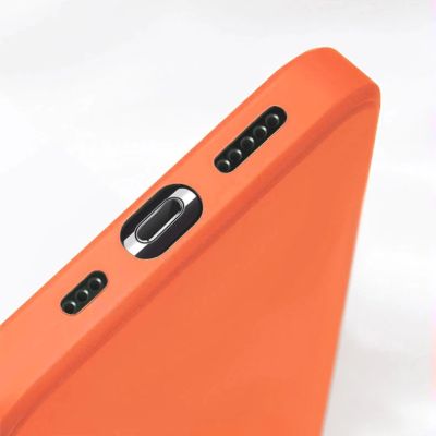 11. Card Case Silicone Wallet Wallet with Card Slot Documents for iPhone 12 Pro Max Orange