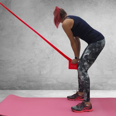 26. Fitness Profit Rubber 120*15*0.55 cm red DK 2227