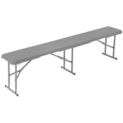 12. FOLDING CATERING BENCH 183X28X43CM GRAY