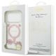 8. Guess Resin Flowers Glitter MagSafe Case for iPhone 17 Pro - Pink