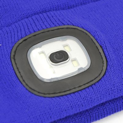 3. BLUE HAT WITH 4-LED HEADLAMP 120 LM 3 MODES FOR TOURISM