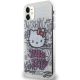 2. Hello Kitty IML Kitty On Bricks Graffiti case for iPhone 11 / Xr - white