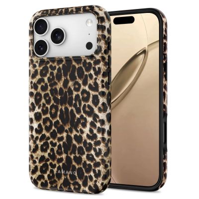 2. Tech-Protect Lamano MagSafe case for iPhone 18 Pro / 17 Pro - black and brown