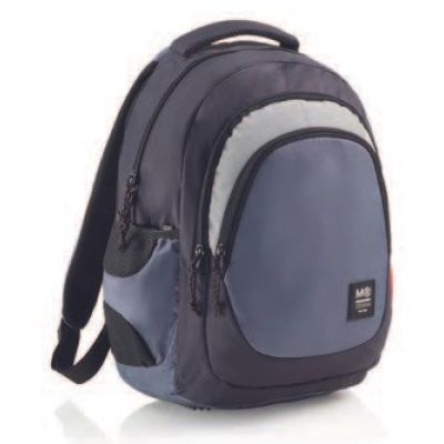 Miquelrius Triple Berlin Recy Backpack, 30 L, 3 Compartments, Blue