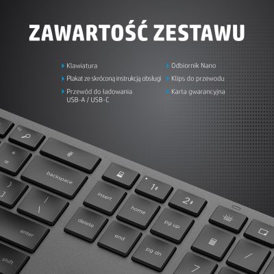 10. HP Wireless Keyboard 975 Dual-Mode
