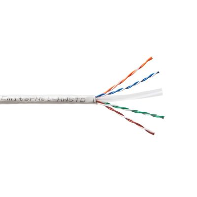 Emiter Net UTP (U/UTP) Cable Cat.6 450MHz, Solid, Standard, PVC, Gray