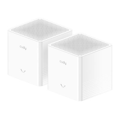 7. Access Point CUDY M1200 (2-Pack) AC1200 Dual Band Wi-Fi 2x 10/100Mbps Mesh
