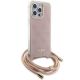 3. Guess Crossbody Cord 4G Print case for iPhone 15 Pro - pink