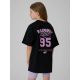 2. Oversized T-shirt with print for girls 4F 4FJRAW26TTSHF4242-20S