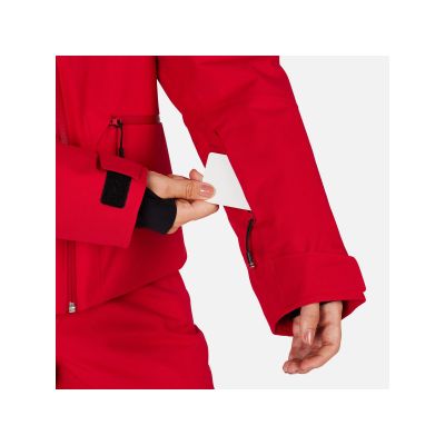 5. ROSSIGNOL W ROCHRUN INSULATED JKT women's ski jacket red