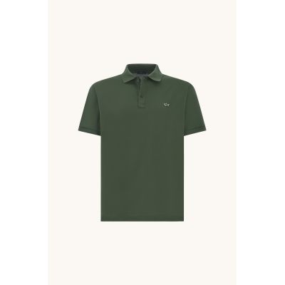5. Paul&Shark men's polo shirt, olive cotton, 99311001-89 – classic, sporty elegance