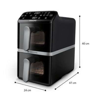 Philips 4000 Series NA461/00 Ovi Stacked Dual Basket – 4000 Series
