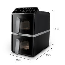 Philips 4000 Series NA461/00 Ovi Stacked Dual Basket – 4000 Series
