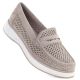 Women's openwork gray lords shoes Sergo Leone MK098H