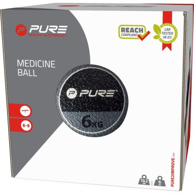 10. MEDICINE BALL 6KG PURE 2 IMPROVE